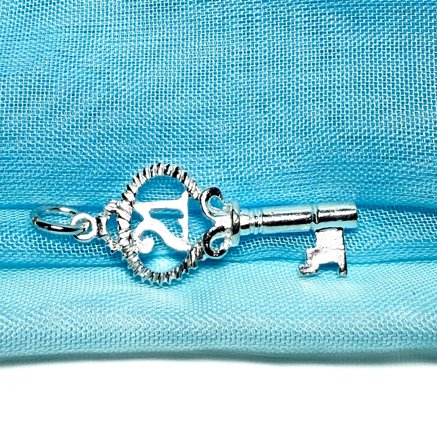 21 Key charm solid sterling silver 21st Birthday present