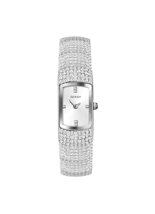2734 Sekonda Crystal Set Ladies Stainless Steel Bracelet Watch