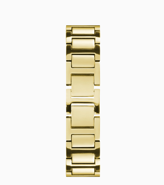30273 Sekonda square bracelet watch mens gold plated silver black roman numeral dial clasp