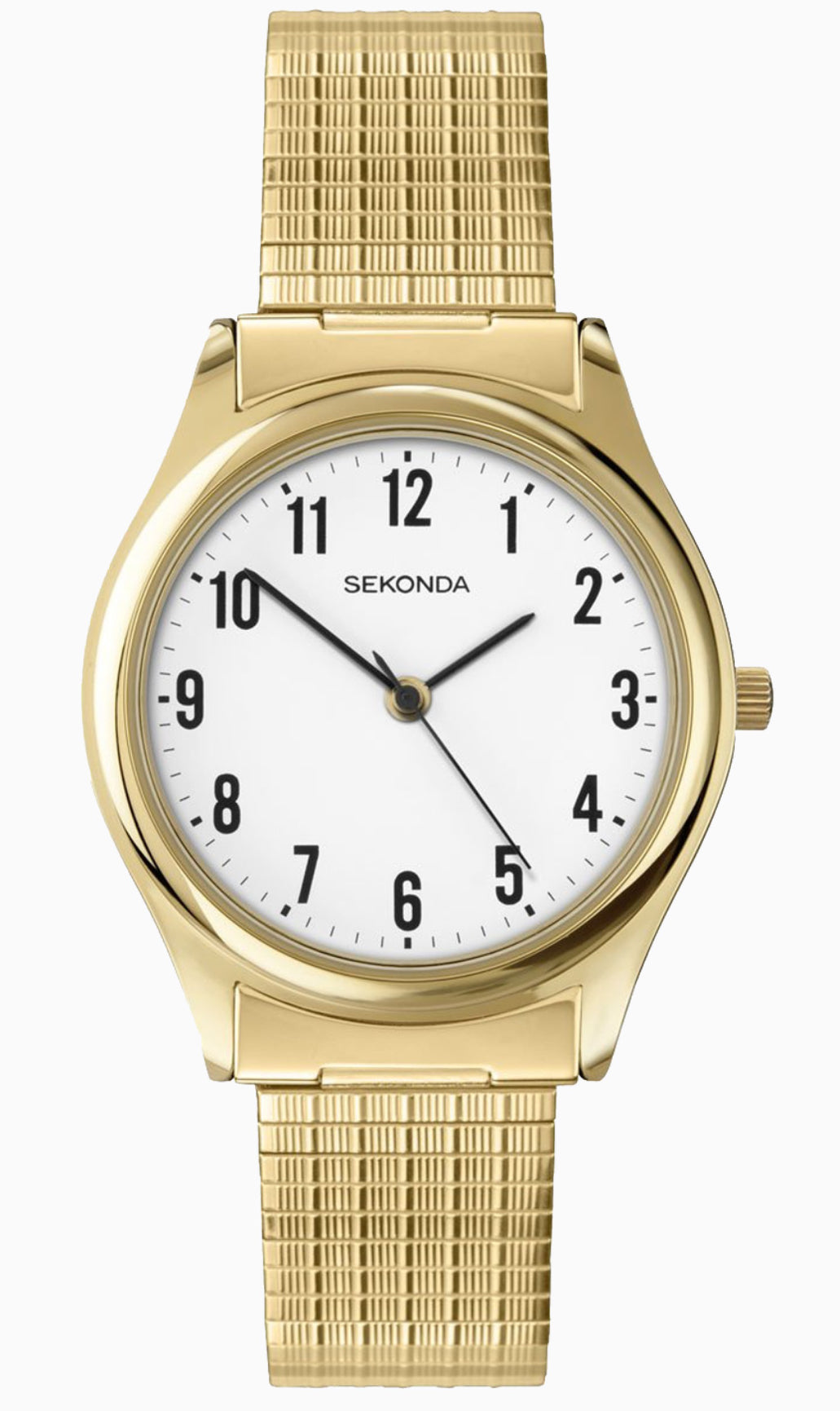 3752 Sekonda Watch Men’s Gold Plated Expanding Bracelet Arabic Dial