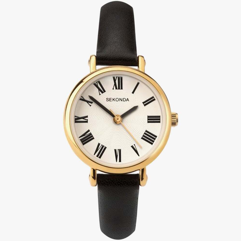 40085 Sekonda Round Watch Ladies Clear Roman Dial