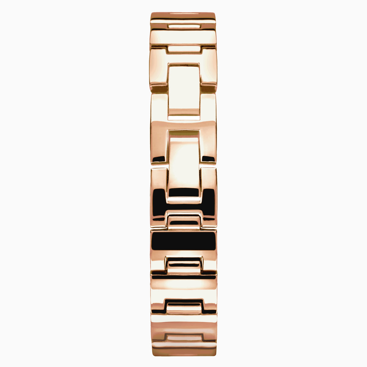 40530 Sekonda Watch Amelia Ladies Rose Gold Plated Bracelet Black Dial Crystal Set