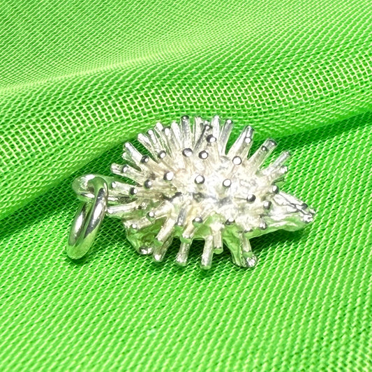 Hedgehog Charm Sterling Silver Charm