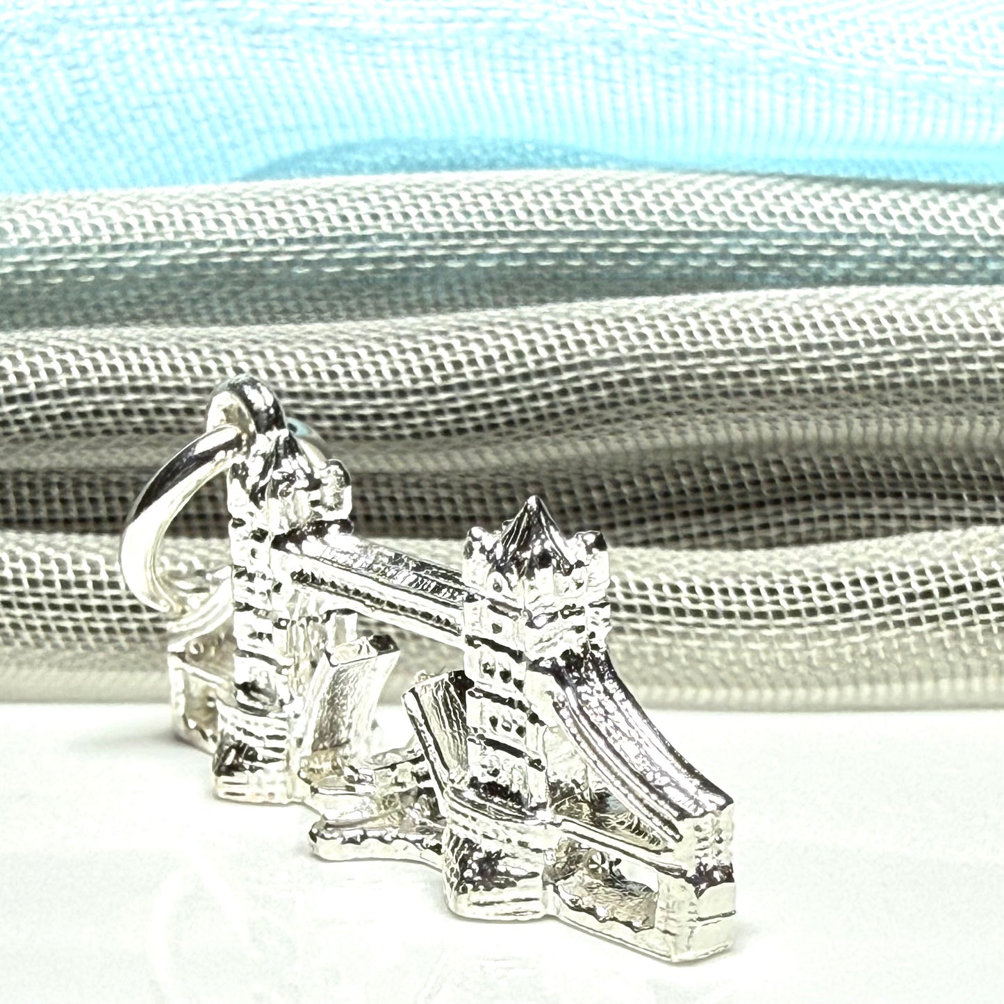 Tower Bridge London Charm Sterling Silver