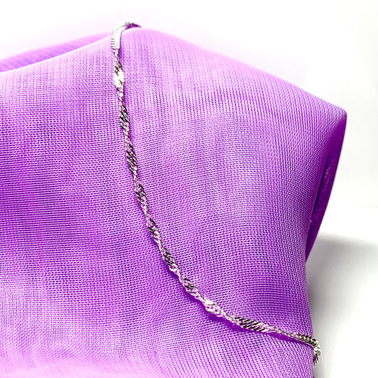 Anklet Singapore or twisted curb ladies sterling silver ankle chain