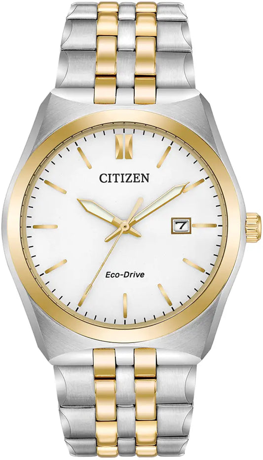 BM7334-58A Men's Citizen Watch Two Tone Stainless Steel Eco-drive