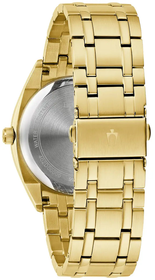 Bulova Watch Gold Plated Bracelet Surveyor