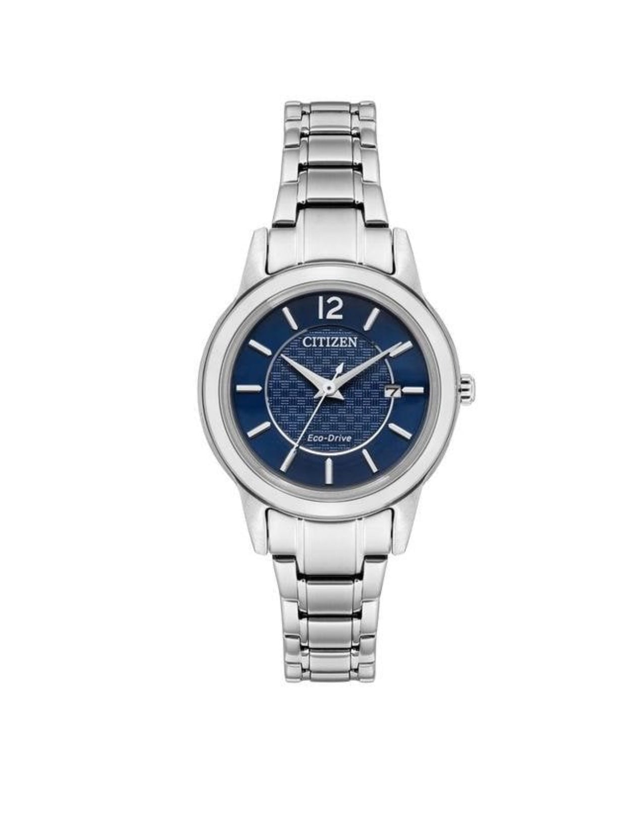 Citizen watch dark blue dial stainless steel Eco-Drive ladies FE1081-83L