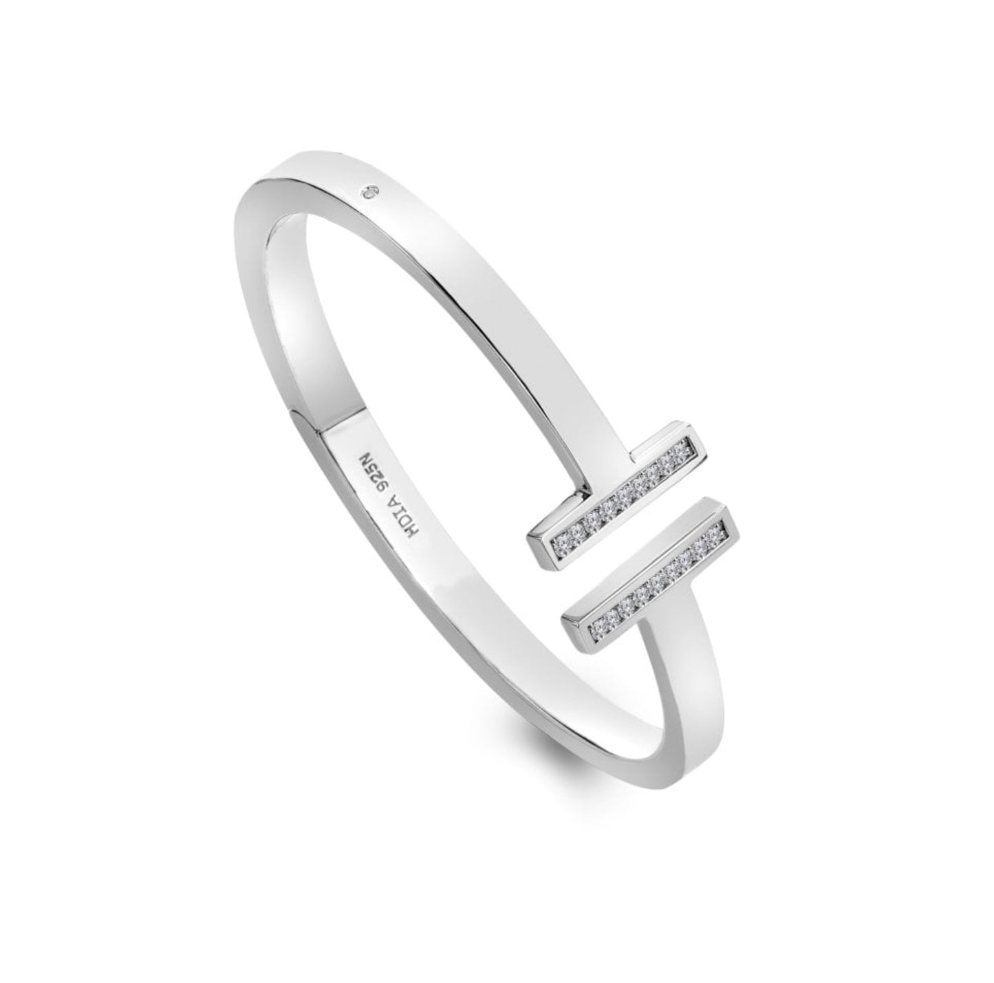 DC202 HD X TG T-Bar Bangle Hot Diamonds sterling silver Tasha Ghouri