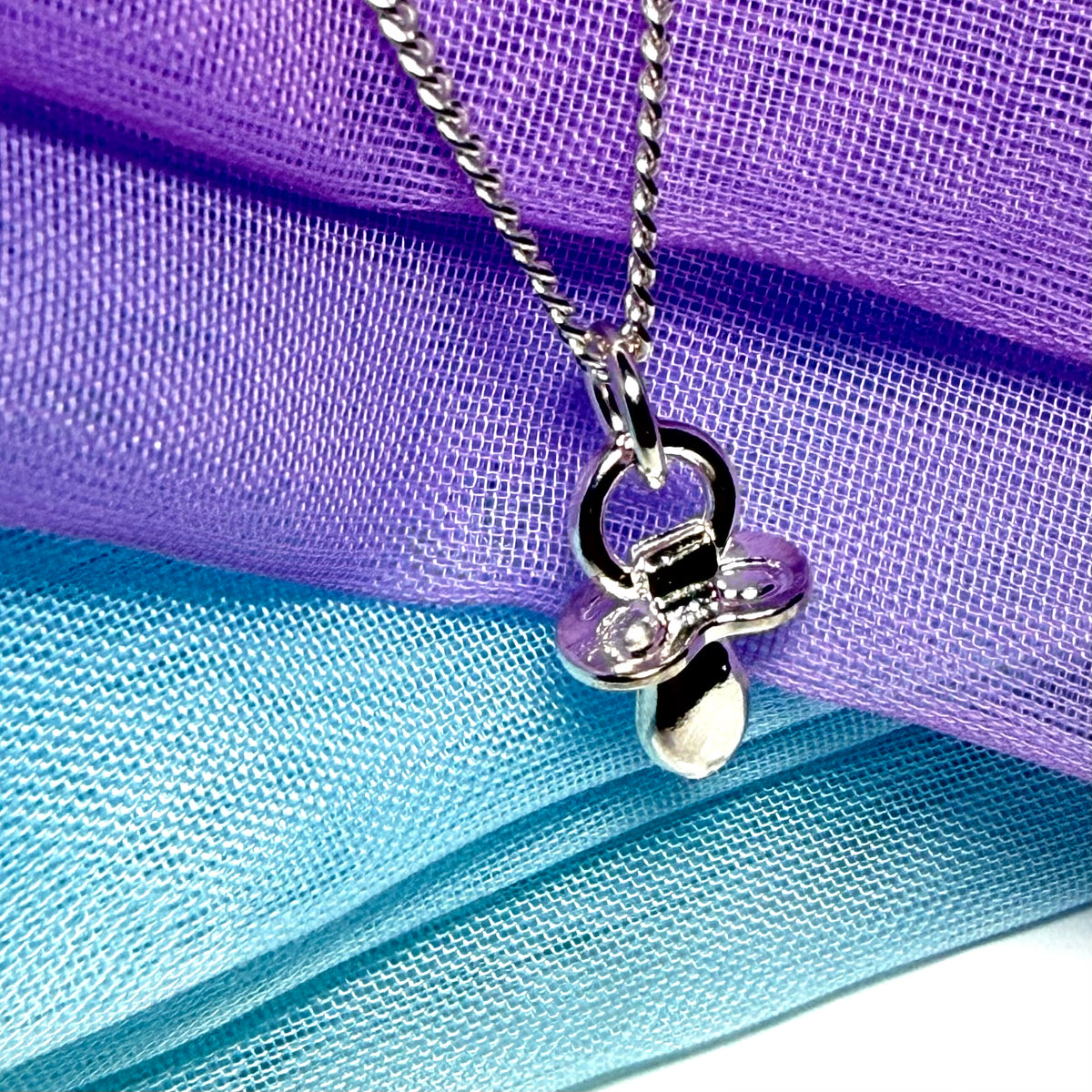Dummy Charm Sterling Silver Necklace Pendant