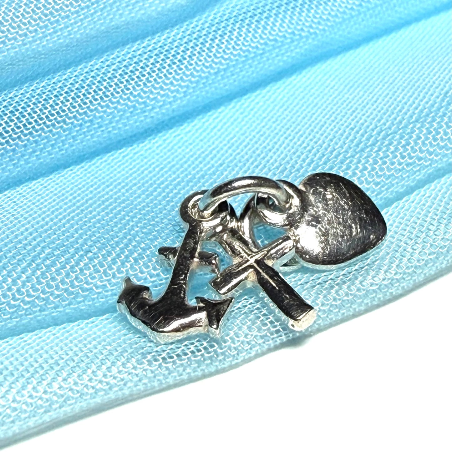 Faith Hope And Charity Sterling Silver Charm