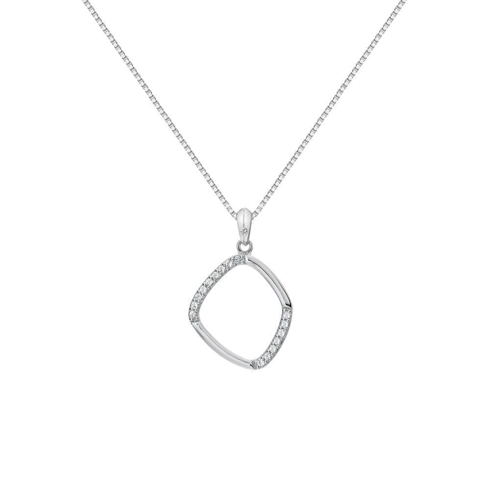 Hot Diamonds Sterling Silver Large Behold Necklace Pendant DP781