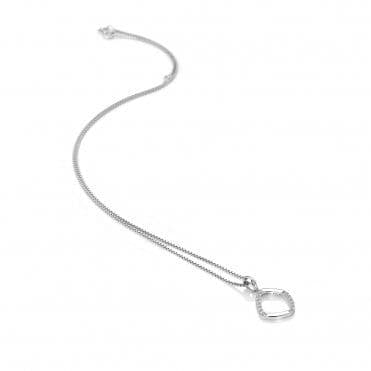 Hot Diamonds Sterling Silver Small Behold Necklace Pendant DP782