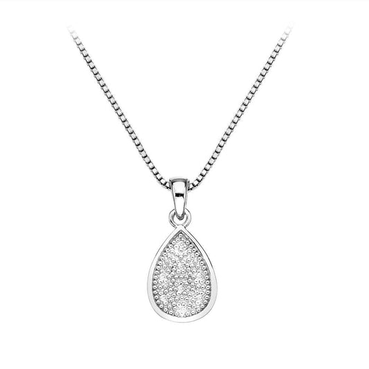 Hot Diamonds Sterling Silver Stargazer Teardrop necklace DP541