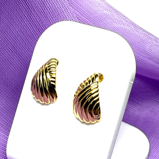 HD X GE Paris Hot Diamonds earrings sterling silver gold plated real diamond set dropped DE839