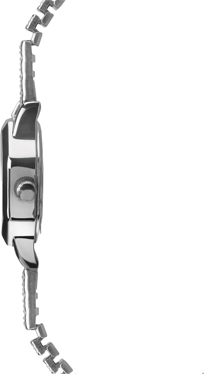 4623 Sekonda watch ladies silver plated expanding bracelet clear dial Arabic