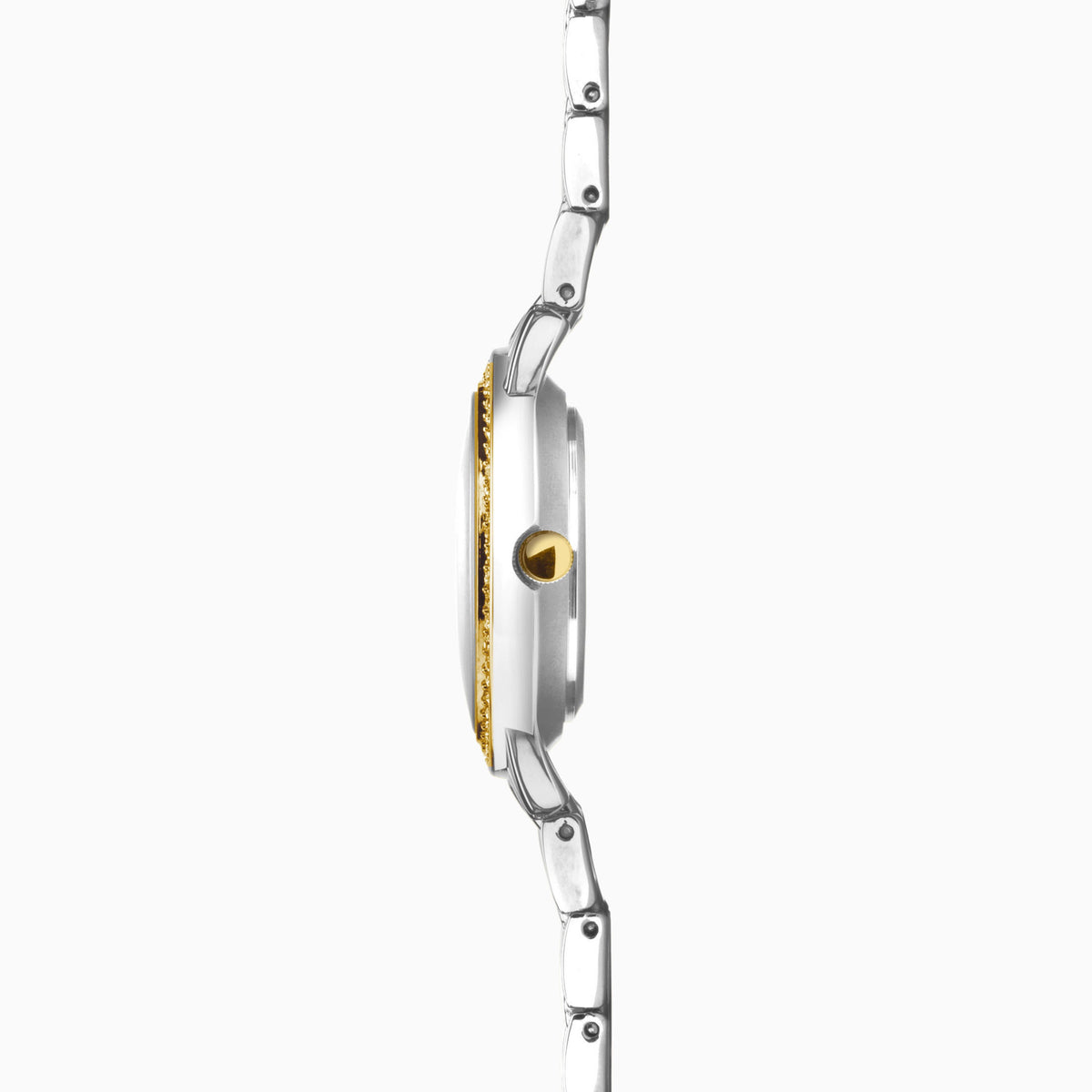 40490 Sekonda Watch Amelia Ladies Two Tone Bracelet Clear Dial Crystal Set