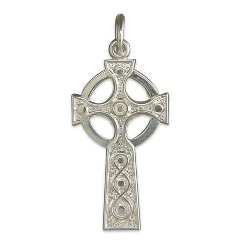 Large Sterling Silver Celtic Cross