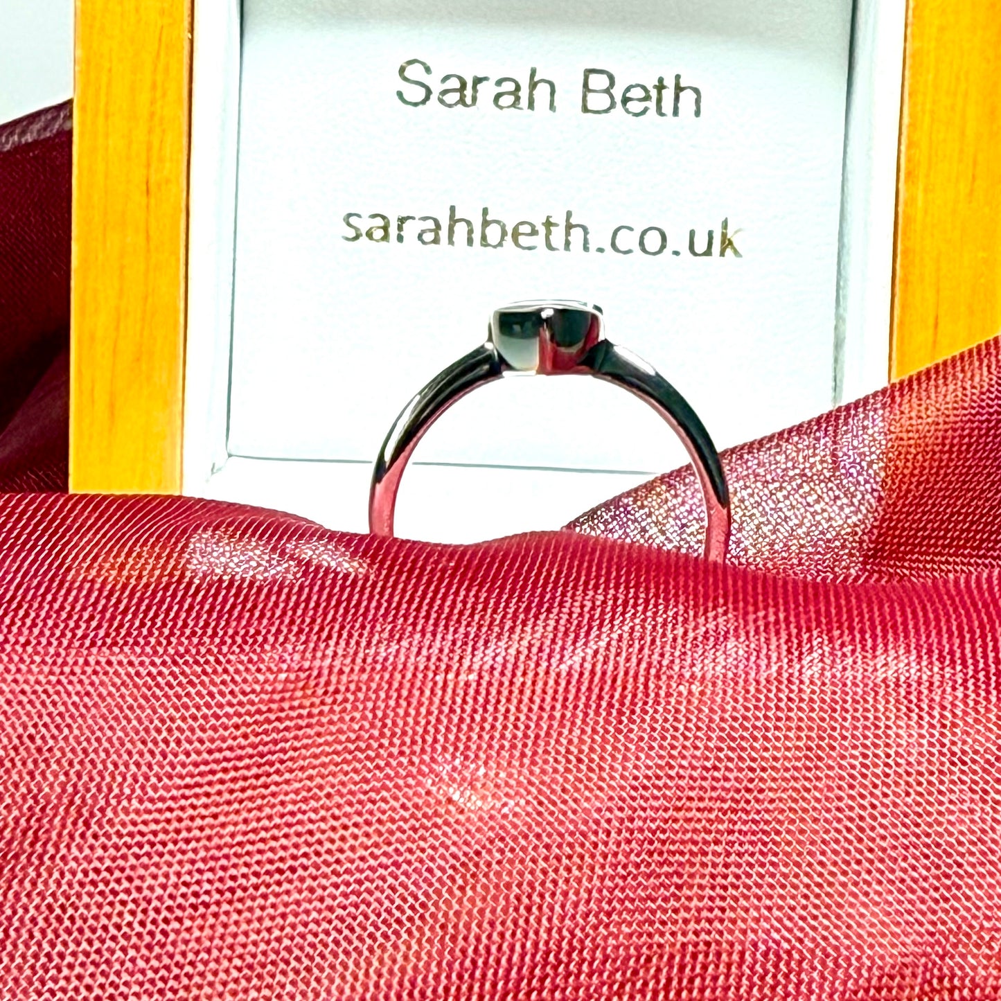 Marquise shaped real red garnet sterling silver fancy dress cocktail ring