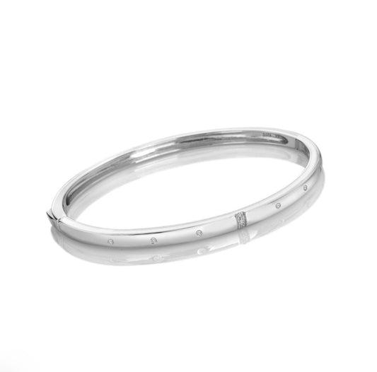 Much Loved Bangle Small Hot Diamonds sterling silver DC217