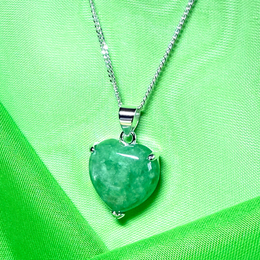 A_real_green_jade_pendant_heart_shaped_sterling_silver_an_eye_opening_design_necklace