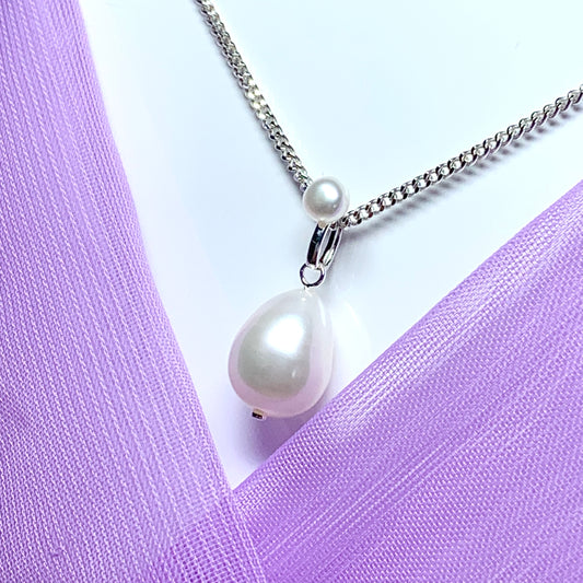 Real freshwater pearl double necklace