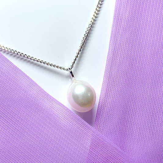 Real freshwater pearl necklace pendant