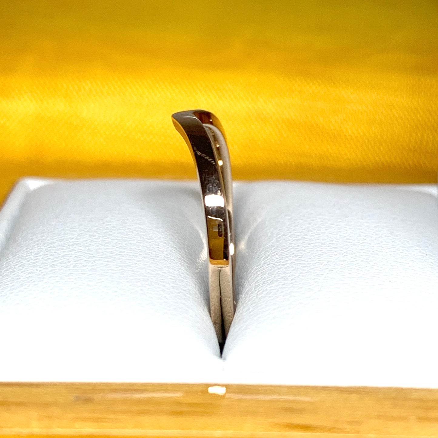 Rose gold wishbone ring