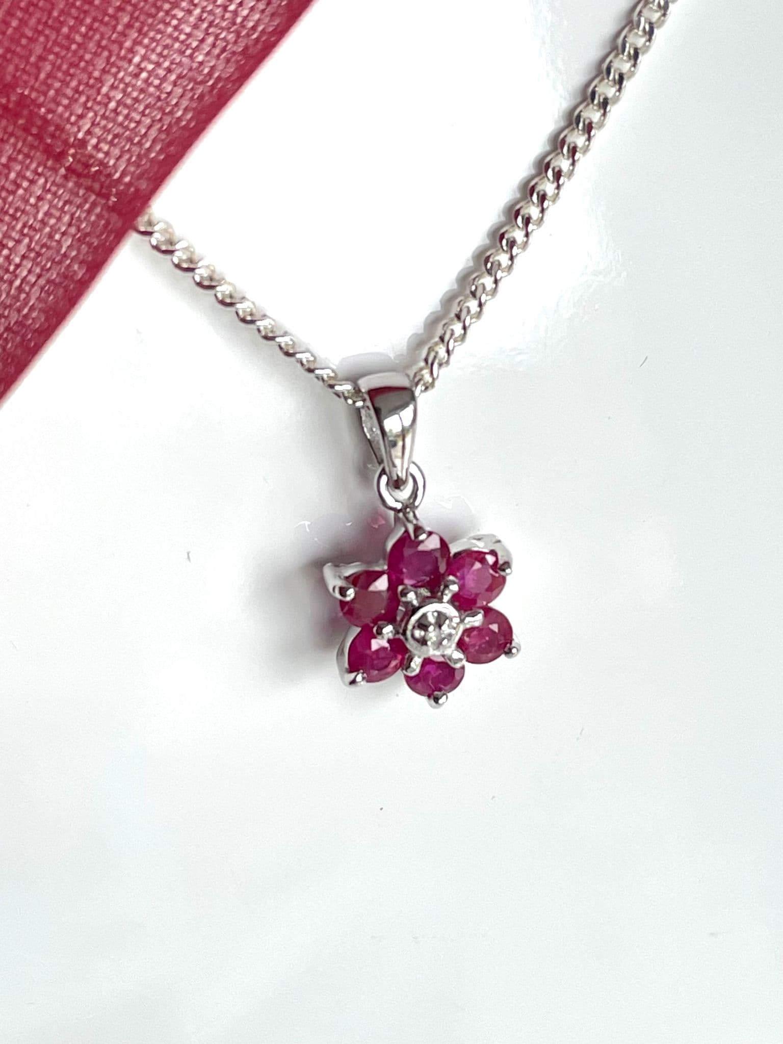 Sterling silver ruby on sale jewelry