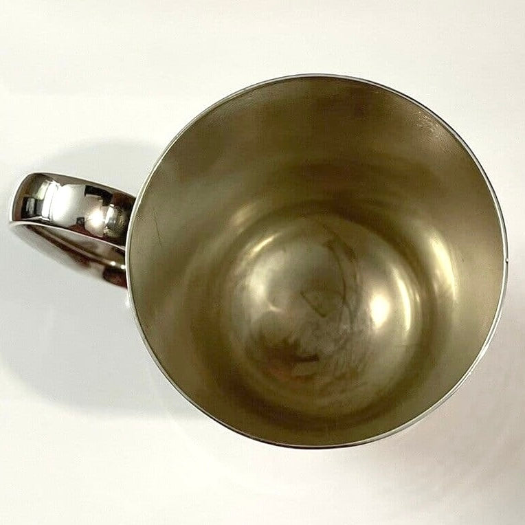 Silver Plated Cup Mug Goblet With Handle