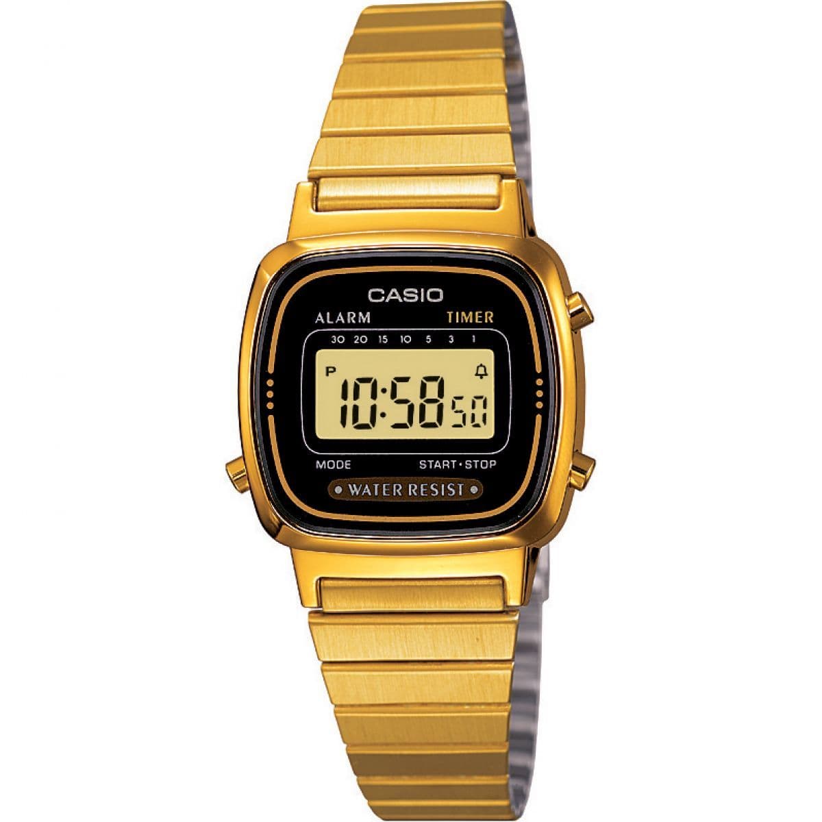 Casio Collection Gold Plated Unisex LA670WEGA-1EF Watch