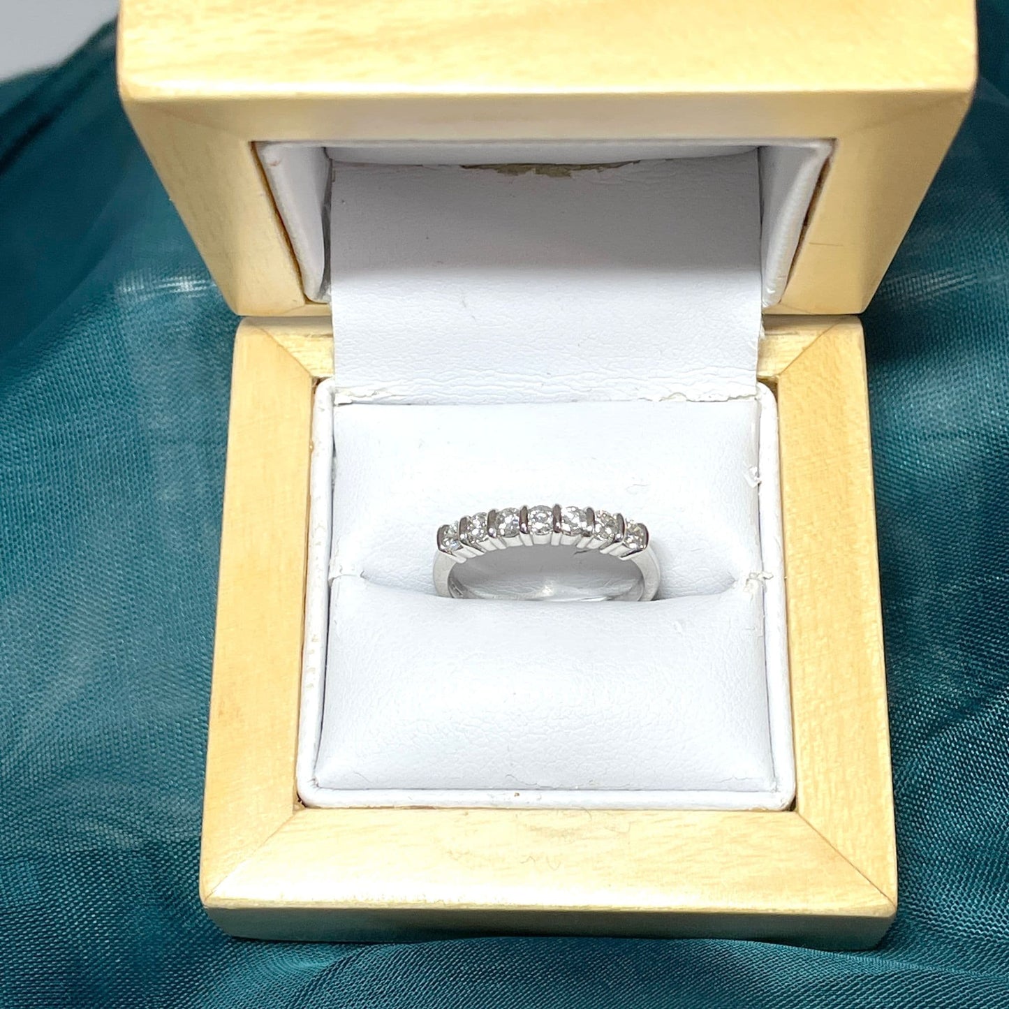 Diamond Tension Set Eternity Ring