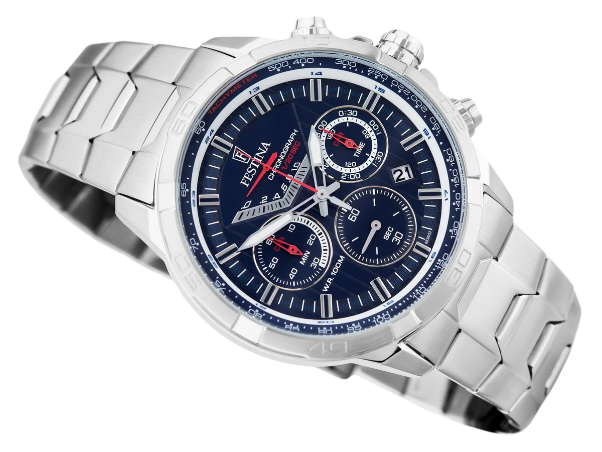 F6836/3 Blue Dial Festina Mens Chronograph Bracelet Watch