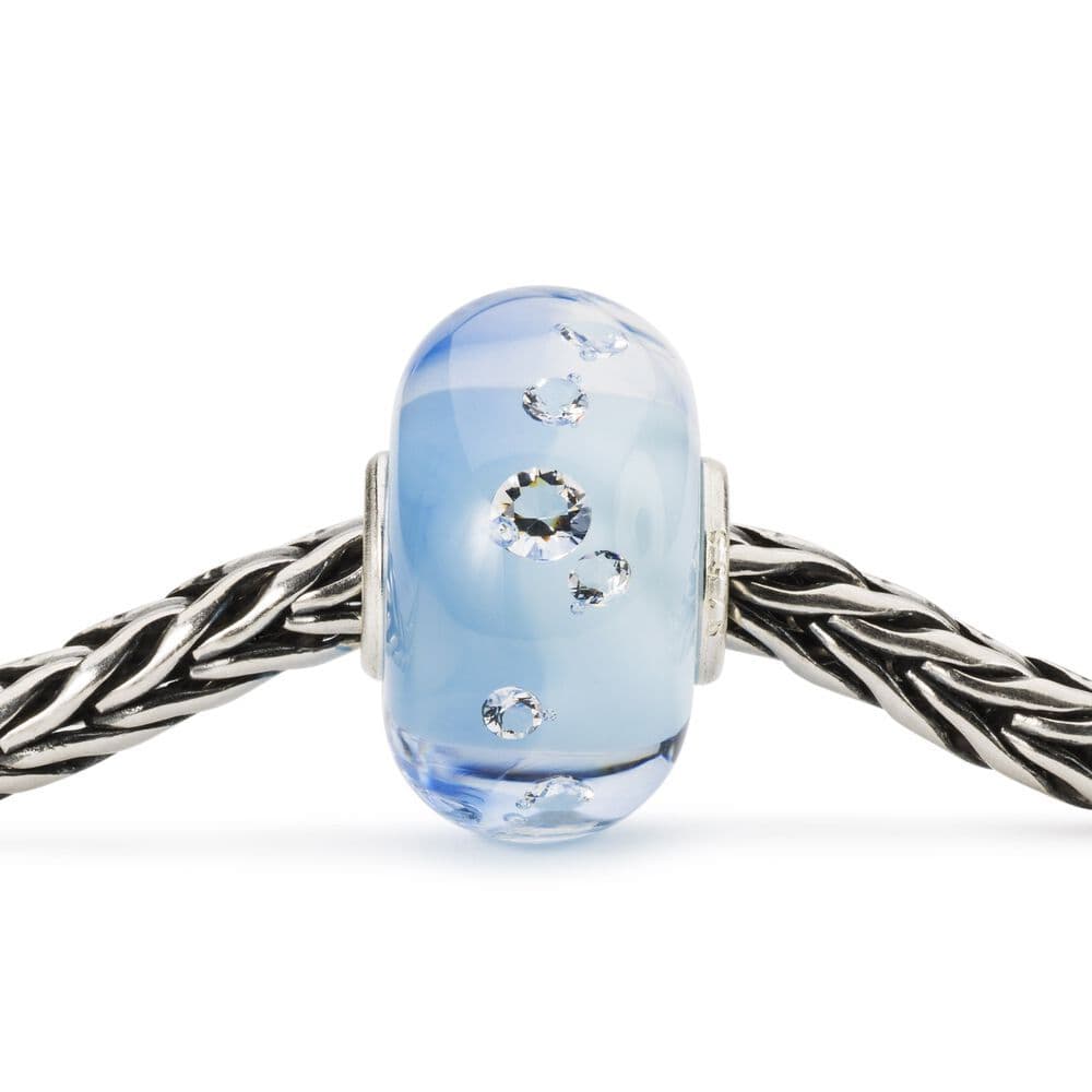 Shades Of Sparkle Pacific Blue Trollbeads Glass Bead Limited Edition TGLBE-00209