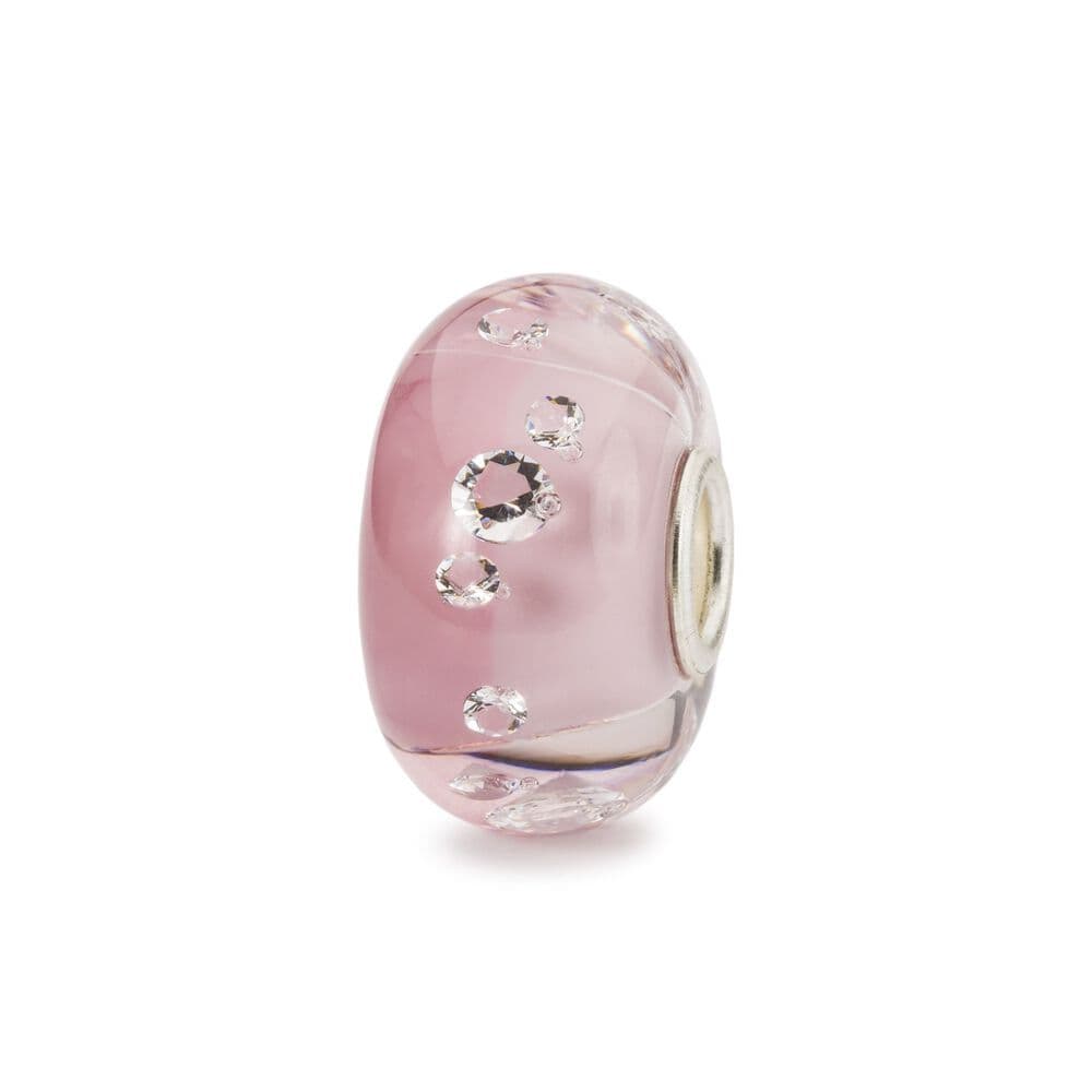 Shades Of Sparkle Rose Trollbeads Pink Glass Bead Limited Edition TGLBE-00212