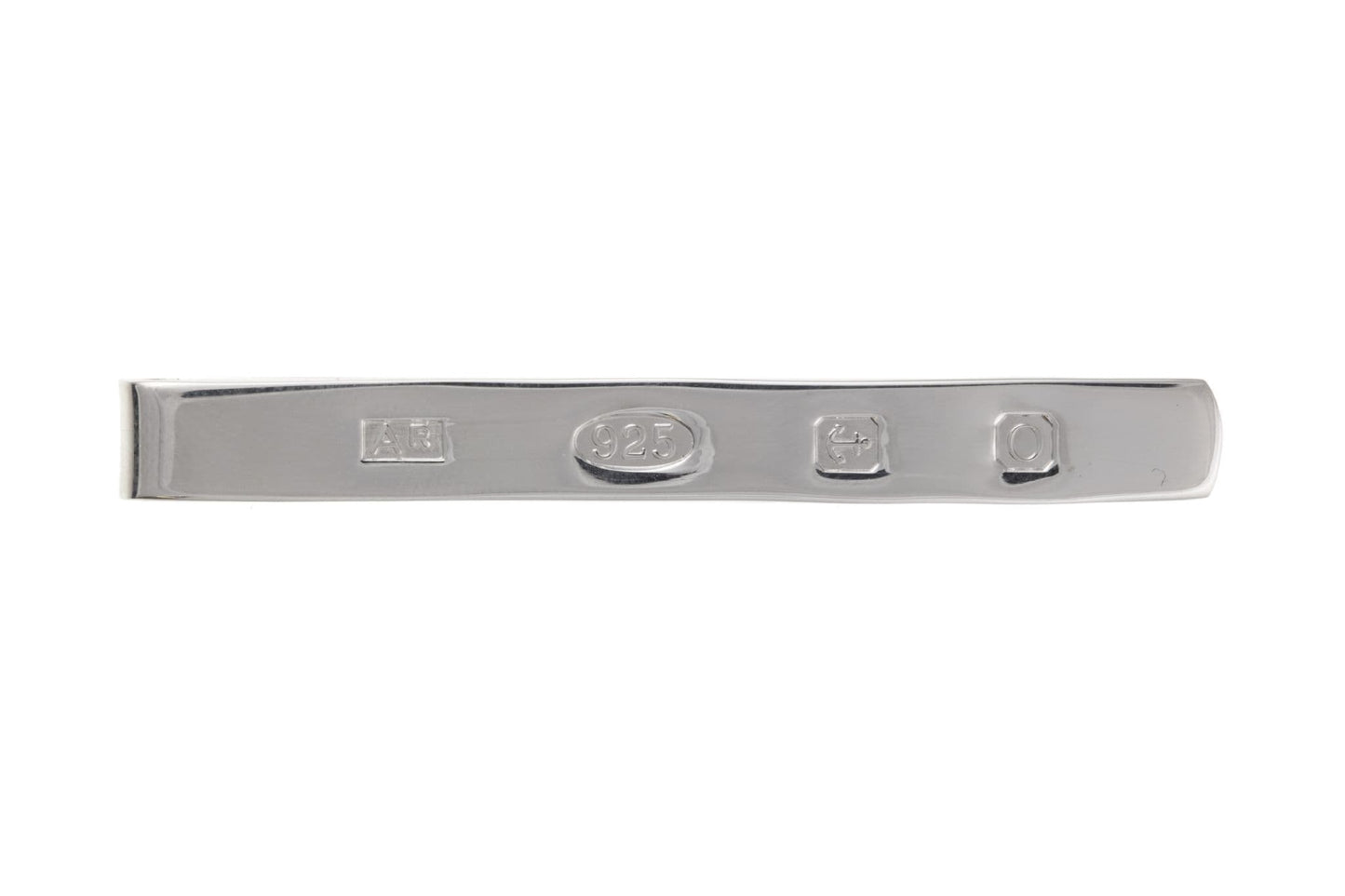 Tie Bar Sterling Silver Hallmark Feature Tie Clip