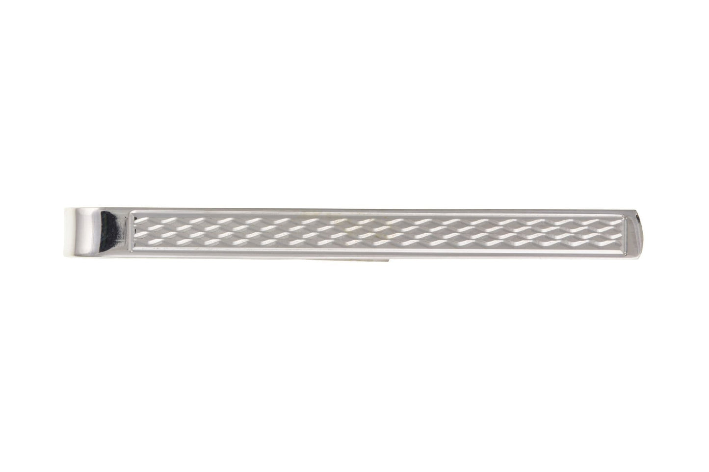 Tie Bar Sterling Silver Tie Clip Machine Engraved