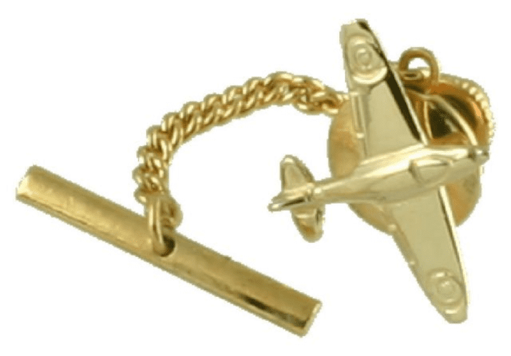 Tie Pin 9 Carat Gold Spitfire Tie Tac
