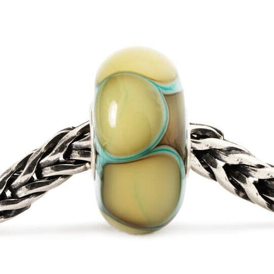 Trollbeads Aqua Edge Petals Glass Bead TGLBE-10164