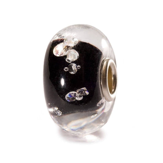 Trollbeads Black Diamond Glass Bead TGLBE-00070