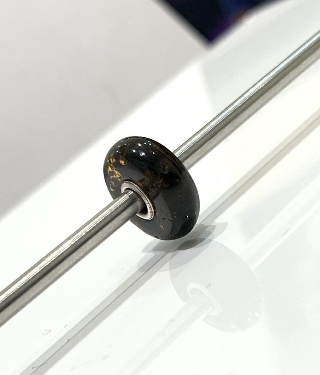 Trollbeads Dark Yellow Amber Bead Amber 3
