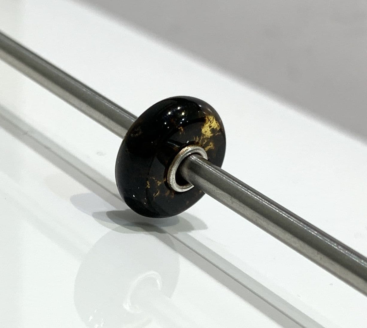 Trollbeads Dark Yellow Amber Bead Amber 3