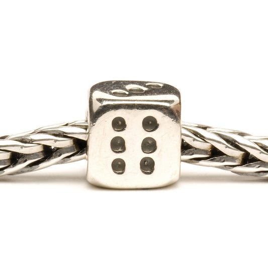 Trollbeads Dice Sterling Silver Bead TAGBE-10056