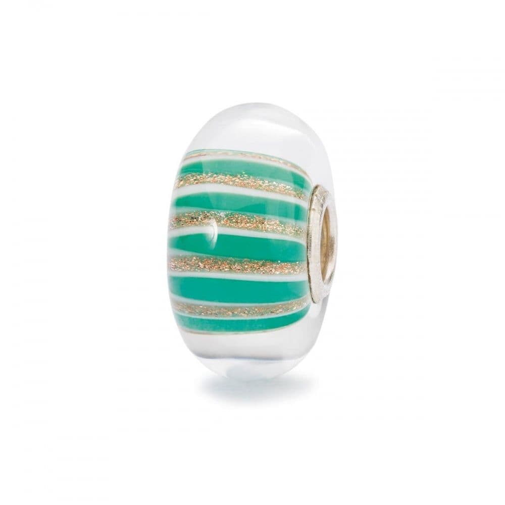 Trollbeads Gleam Stripe Glass Bead Spring Collection 2018 TGLBE-10429