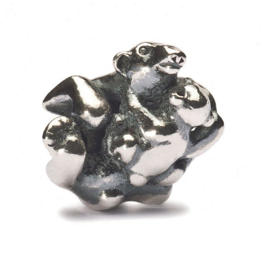 Trollbeads Polar Bear & Baby Sterling Silver Bead 11366