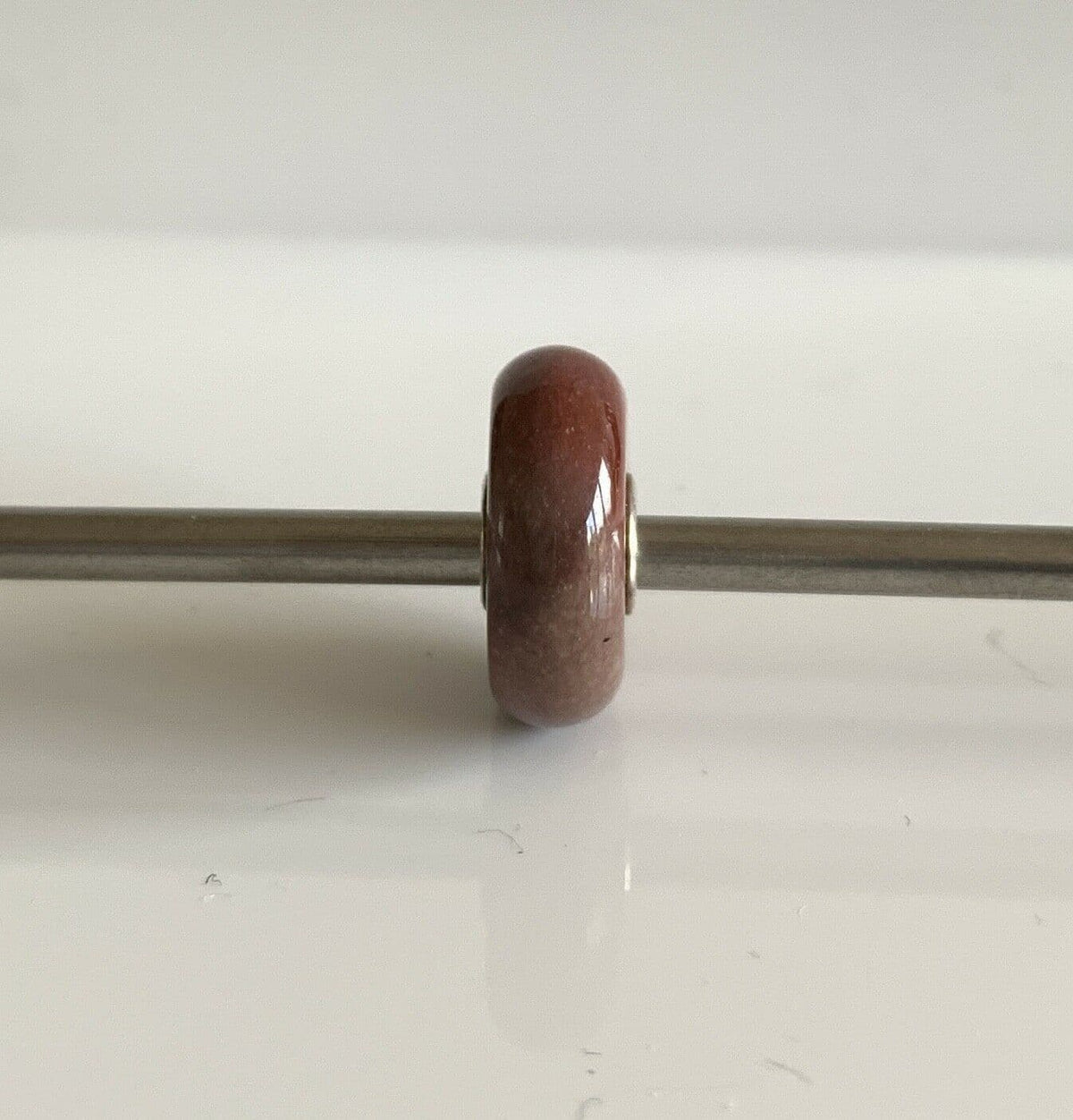 Trollbeads Reddy Brown Mookaite Bead