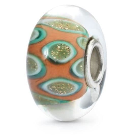 Trollbeads Retired TGLBE-10407 Once Upon A Time Glass Bead