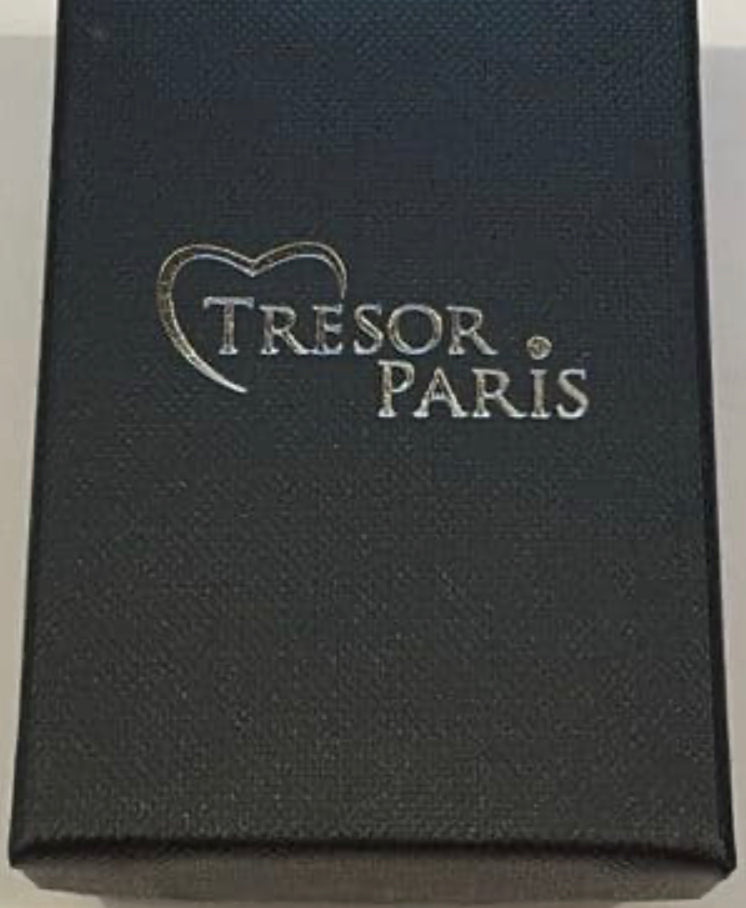 Tresor Paris Crystal Orange Polka Dot Bon Bon Small Stud Earrings