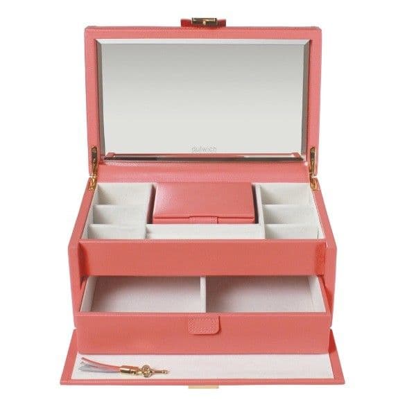 71042 Dulwich Design Mayfair Large Jewellery Box Coral Colour