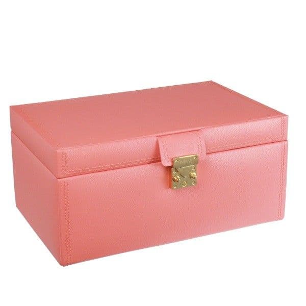 71042 Dulwich Design Mayfair Large Jewellery Box Coral Colour